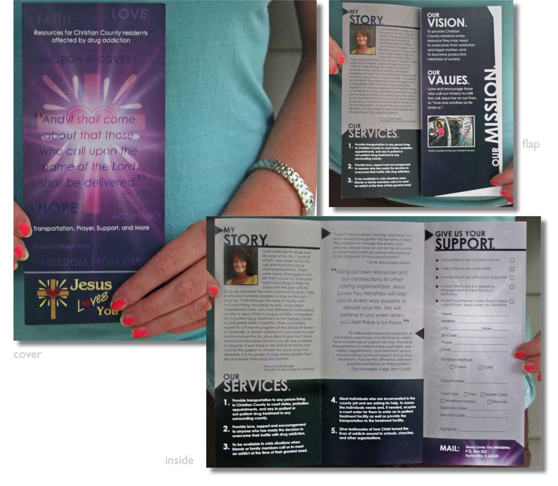 Jesus Loves You Ministries brochure