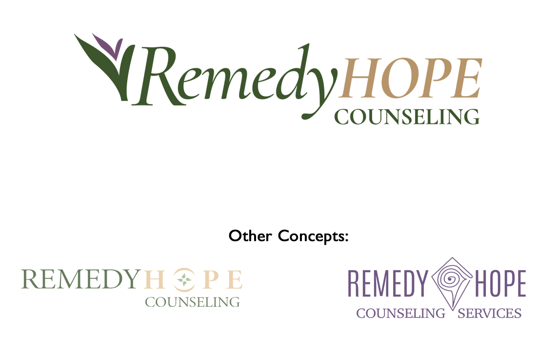 Remedy Hope Counseling Branding