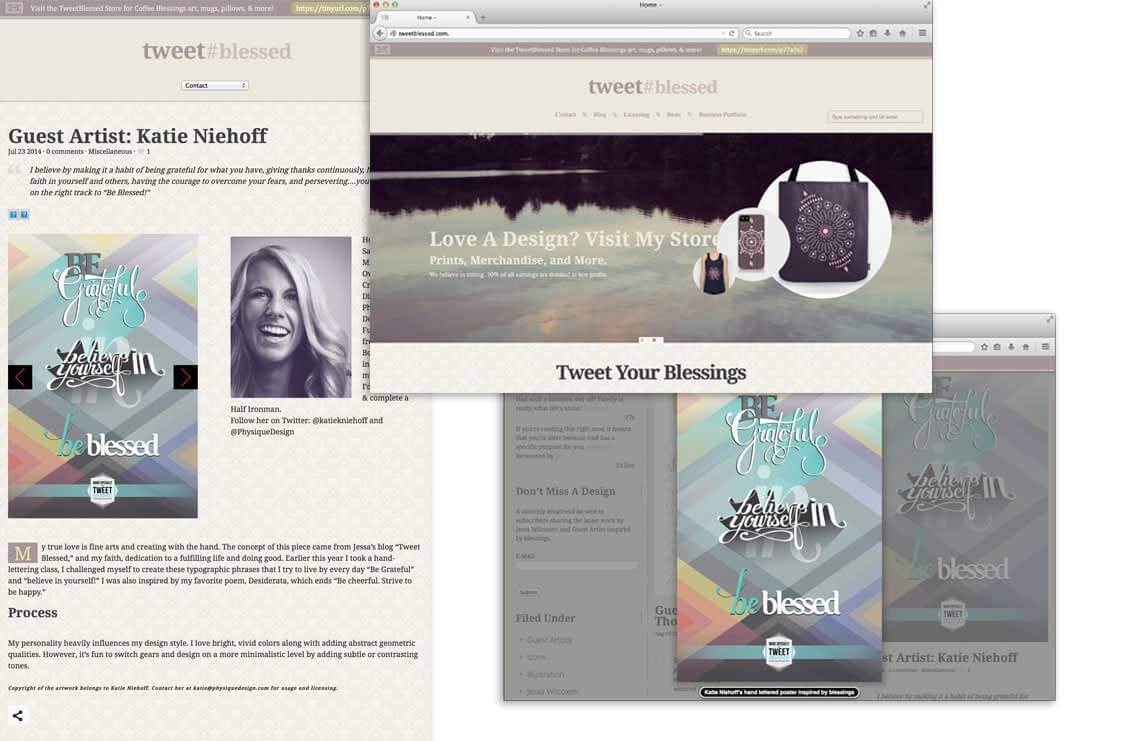 TweetBlessed screenshots