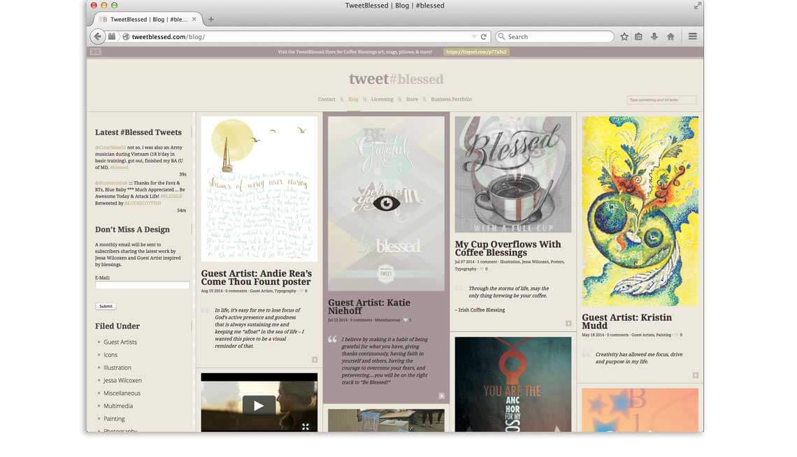TweetBlessed screenshots