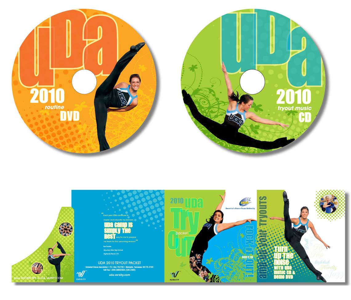Varsity CD/DVD packaging